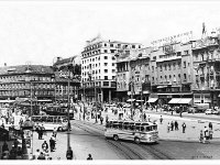 Trg Republike 1966. godine, smotra folklora